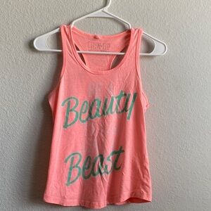 Chin Up Apparel Athletic Coral Tank Top